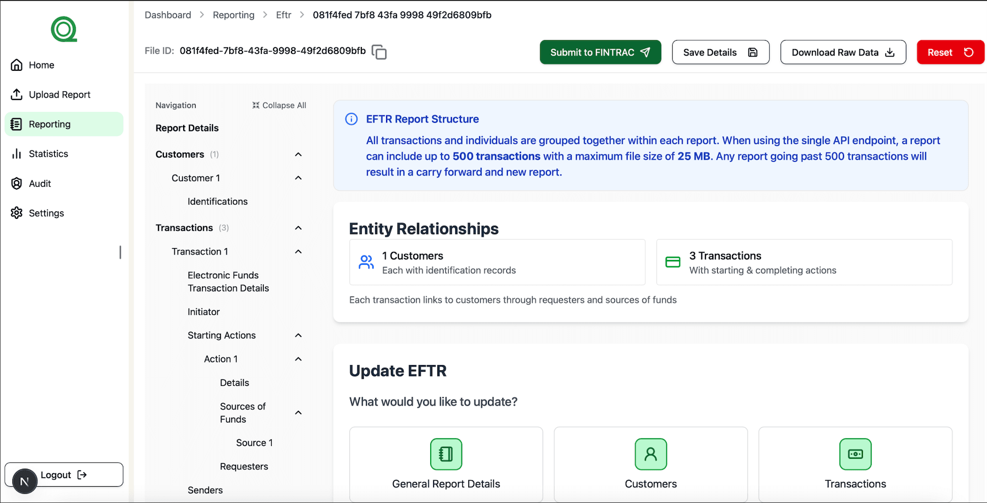 Simple FINTRAC Reporting