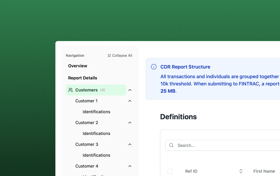 Simple FINTRAC Reporting